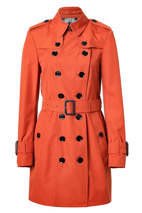 burberry orange suede trench coat|Burberry trench coats for women.